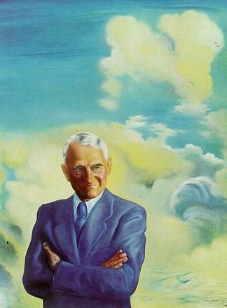 詹姆斯·邓恩爵士的画像 Portrait of Sir James Dunn (1958)，萨尔瓦多·达利