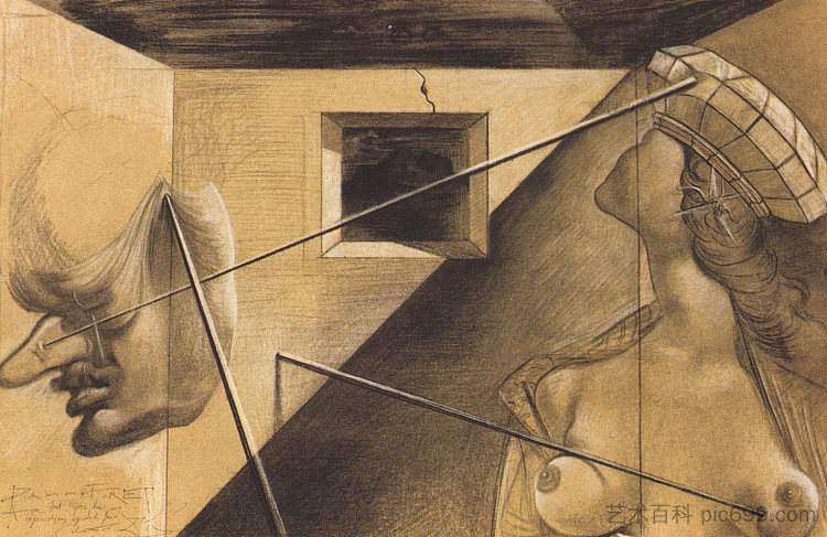 莎乐美女王 Queen Salome (1937),萨尔瓦多·达利