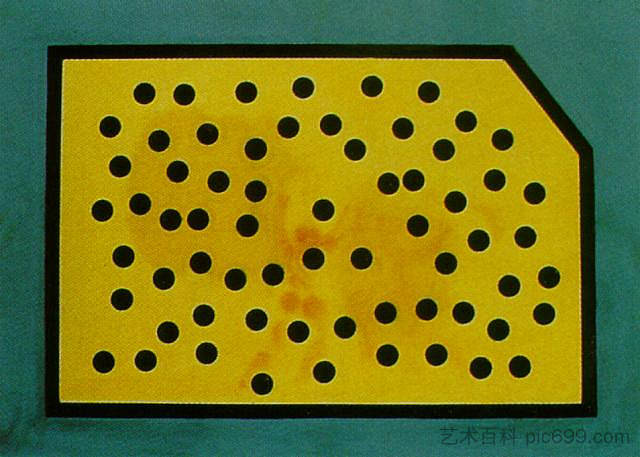随机点相关图 - 金羊毛 Randomdot Correlogram - The Golden Fleece (1977),萨尔瓦多·达利