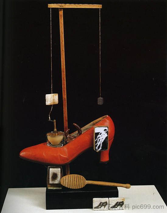 象征性的物体（超现实主义鞋） Scatalogical Object Functioning Symbolically (The Surrealist Shoe) (1931)，萨尔瓦多·达利