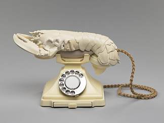 龙虾电话 Lobster Telephone (c.1936 – c.1938)，萨尔瓦多·达利