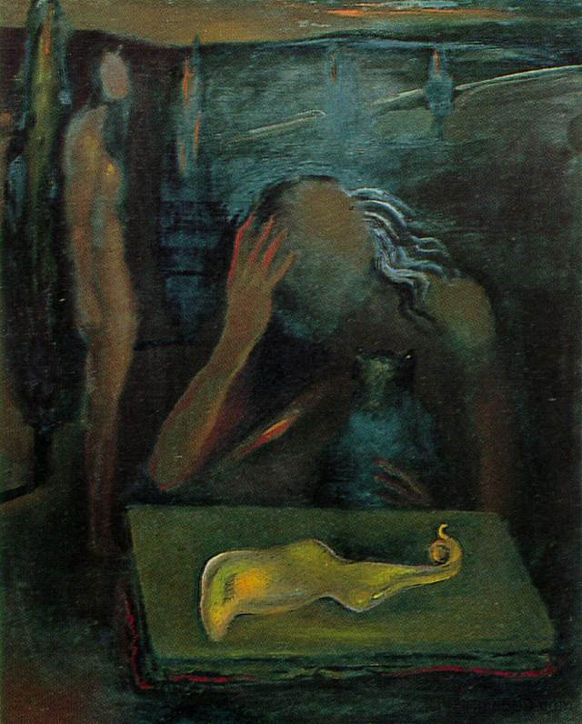 无题(看伟大的手淫者) Untitled (Looking at The Great Masturbator) (1981)，萨尔瓦多·达利