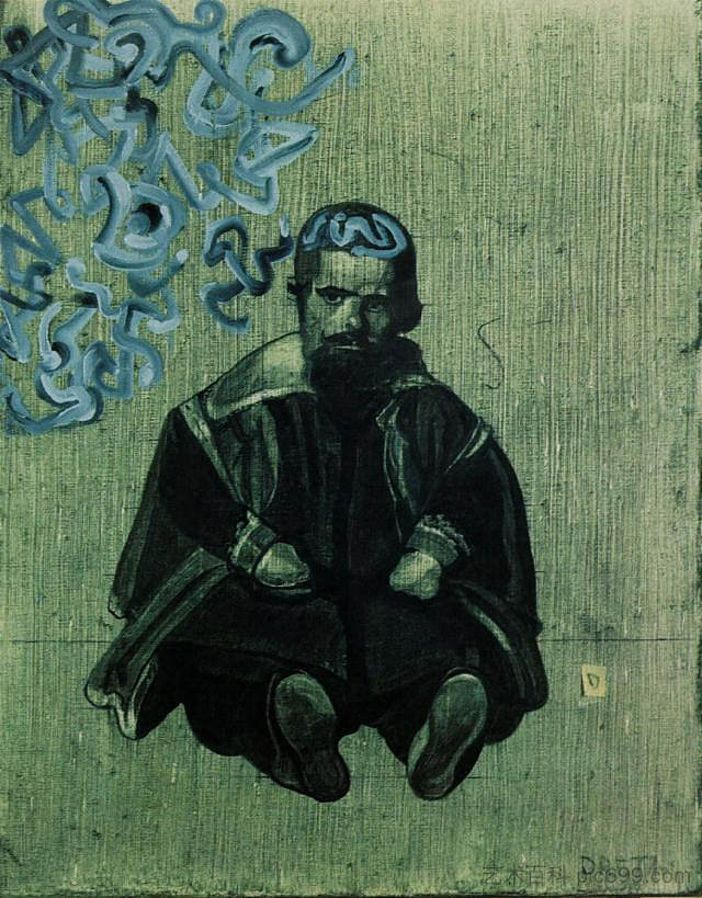 塞巴斯蒂安·德·莫拉有灾难性的征兆 Sebastian de Morra with Catastrophic Signs (1982),萨尔瓦多·达利