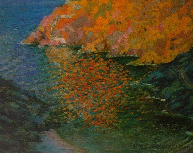 南斯小岩石湾(卡达克斯) Small Rocky Bay of Nans (Cadaques) (1920 - 1921),萨尔瓦多·达利