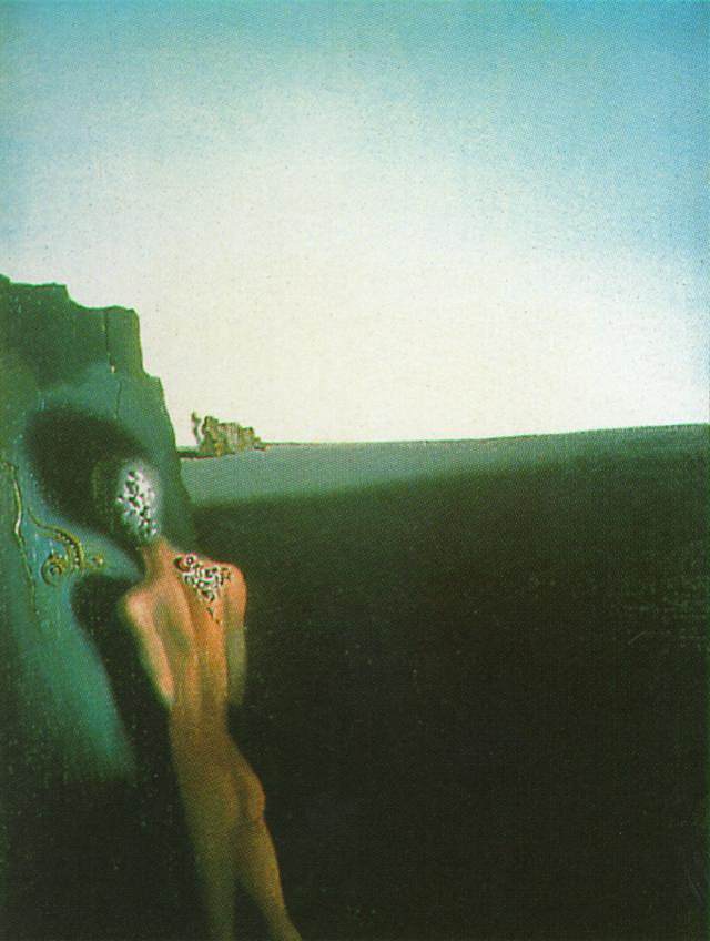 孤独 - 拟人回声 Solitude - Anthropomorphic Echo (1935)，萨尔瓦多·达利