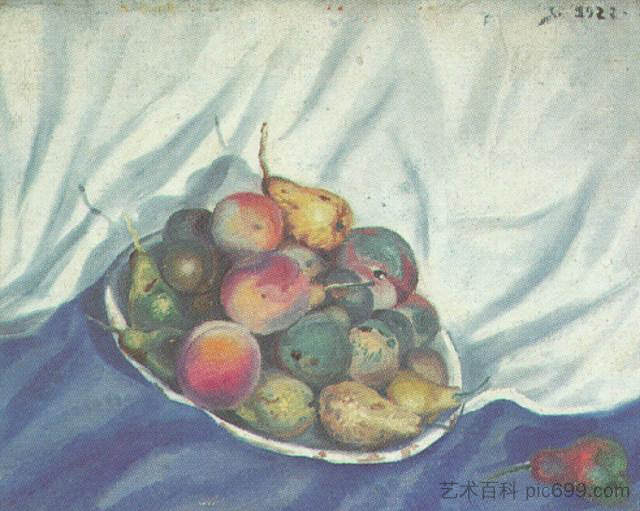 静物画 Still Life (1922)，萨尔瓦多·达利