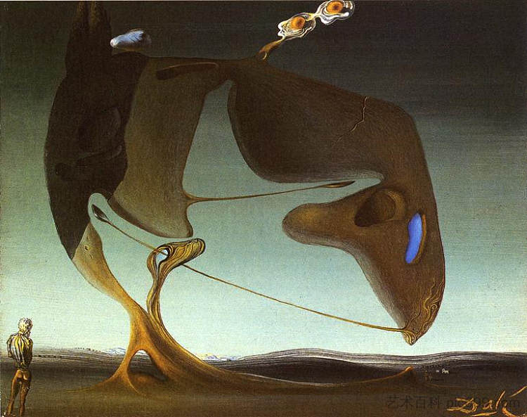超现实主义建筑 Surrealist Architecture (c.1932),萨尔瓦多·达利