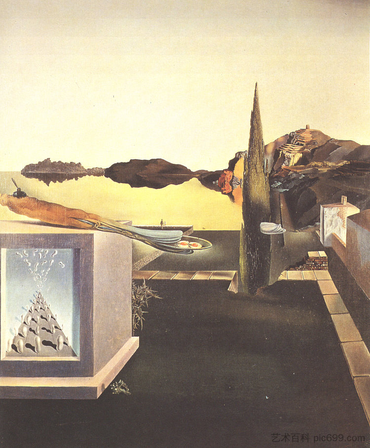 瞬时记忆的超现实主义对象规范 Surrealist Object Gauge of Instantaneous Memory (1932),萨尔瓦多·达利