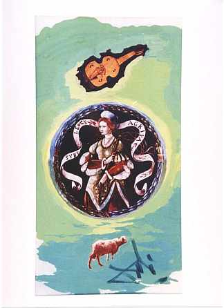 西拜尔·阿格里帕 Sybyle Agripa (c.1980)，萨尔瓦多·达利