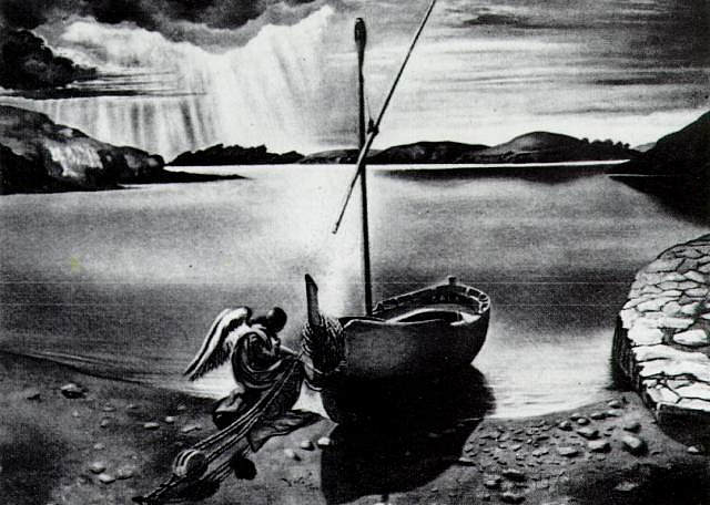 利加特港的天使 The Angel of Port Lligat (1952),萨尔瓦多·达利