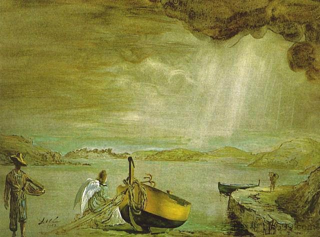 利加特港的天使 The Angel of Port Lligat (1952),萨尔瓦多·达利