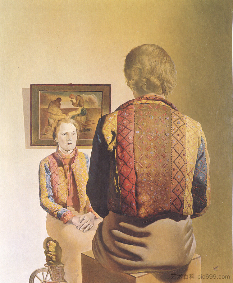 嘎啦的三钟经 The Angelus of Gala (1935),萨尔瓦多·达利