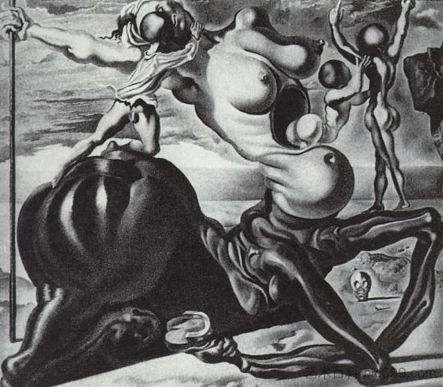 黄金时代——有袋类半人马家族 The Golden Age - Family of Marsupial Centaurs (1940 - 1941),萨尔瓦多·达利