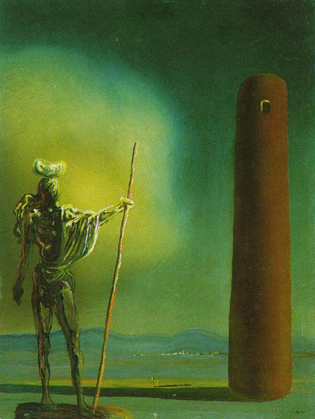 塔上的骑士 The Knight at the Tower (1932)，萨尔瓦多·达利