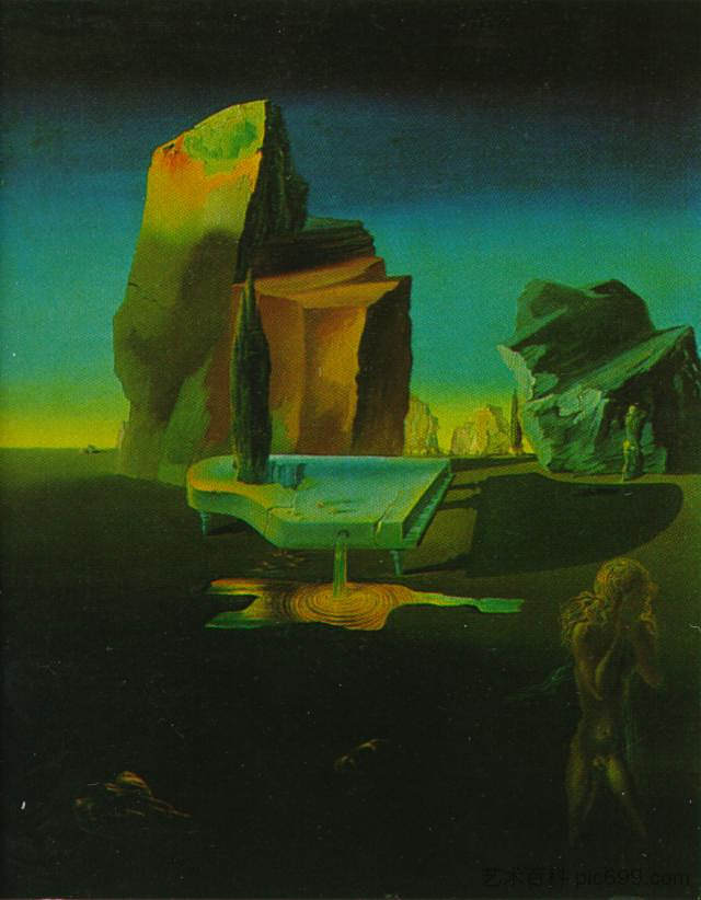 和谐的神秘源泉 The Mysterious Source of Harmony (1934)，萨尔瓦多·达利
