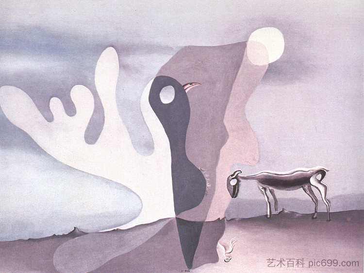 公羊（光谱牛） The Ram (The Spectral Cow) (1928)，萨尔瓦多·达利