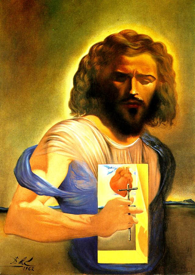 耶稣的圣心 The Sacred Heart of Jesus (1962)，萨尔瓦多·达利