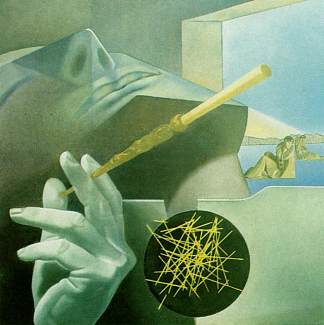 熟睡中的吸烟者 The Sleeping Smoker (c.1972 – c.1973)，萨尔瓦多·达利