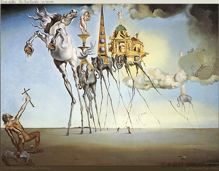 圣安东尼的诱惑 The Temptation of St. Anthony (1946),萨尔瓦多·达利