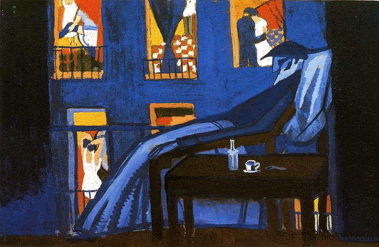 者 The Voyeur (c.1921),萨尔瓦多·达利