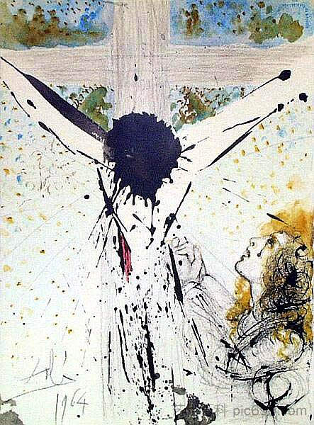 托勒,托勒,十字架(约翰福音19:15) Tolle, tolle, crucifige eum (John 19:15) (1964 - 1967),萨尔瓦多·达利