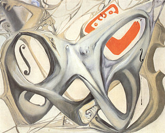 女性形象成为小提琴的拓扑扭曲 Topological Contortion of a Female Figure Becoming a Violoncello (1983)，萨尔瓦多·达利