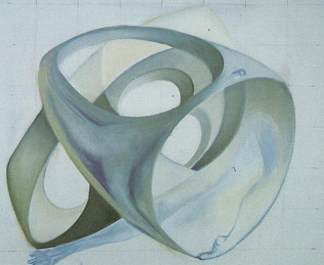 女性形象的拓扑扭曲 Topological Contortion of a Female Figure (1983)，萨尔瓦多·达利
