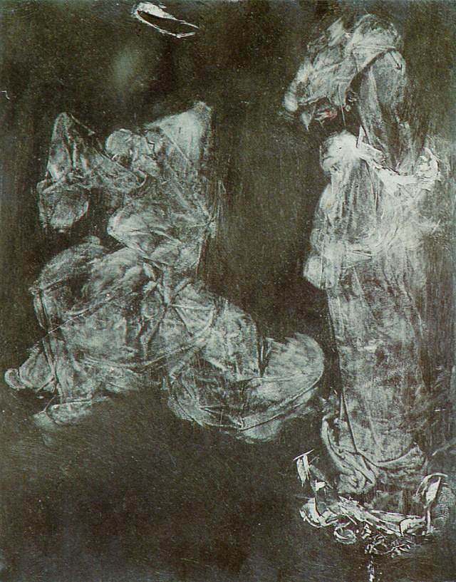 两位宗教人物 Two Religious Figures (1960)，萨尔瓦多·达利