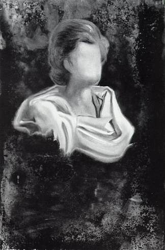 无题(女半身像布) Untitled (Female Bust with Draped Cloth) (1981)，萨尔瓦多·达利