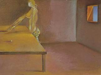 无题 – 加泰罗尼亚面包的女性形象 Untitled – Female Figure with Catalonian Bread (1932)，萨尔瓦多·达利