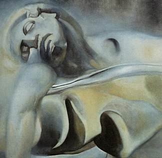 无题(《春晚三大光荣之谜》第一习作) Untitled (first study for ‘The Three Glorious Enigmas of Gala’) (1982)，萨尔瓦多·达利