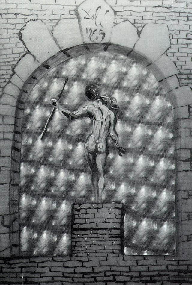 无题(来自背后的圣约翰) Untitled (St. John from Behind) (1965),萨尔瓦多·达利