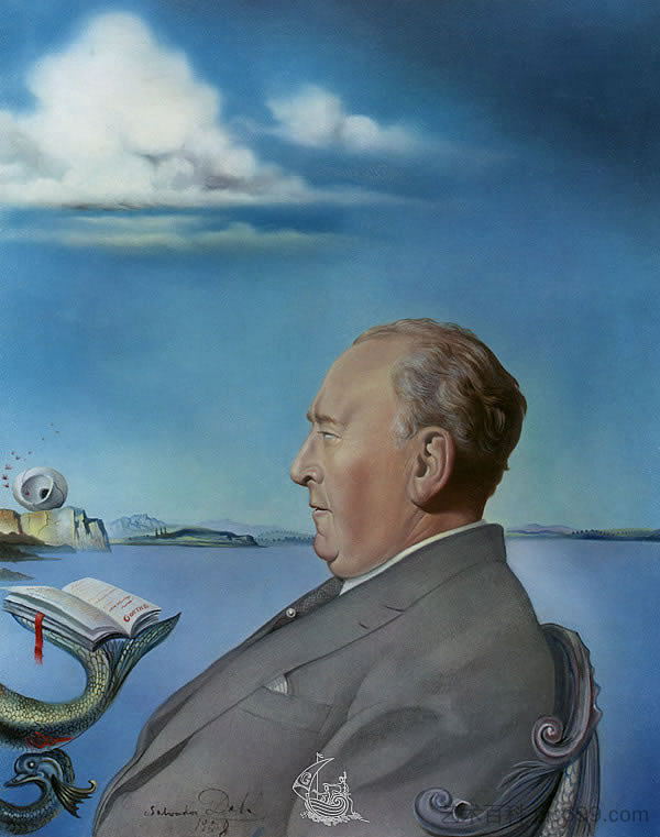 Portrait of An Unidentified Man Portrait of An Unidentified Man (1958),萨尔瓦多·达利
