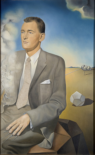 阿瑟·克拉克·赫灵顿的肖像 Portrait of Arthur Clarke Herrington (1958)，萨尔瓦多·达利