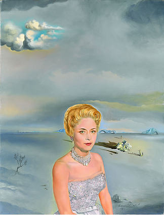罗斯玛丽·奇泽姆的肖像 Portrait of Rosemary Chisholm (1961)，萨尔瓦多·达利