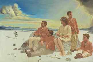 布里格斯一家的肖像(1964) Portrait of  the Briggs Family (1964) (1964)，萨尔瓦多·达利