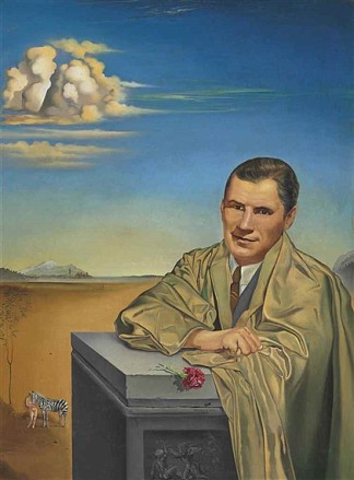《约翰·佩罗纳先生画像》(1949) Portrait of Monsieur John Perona(1949) (1949)，萨尔瓦多·达利