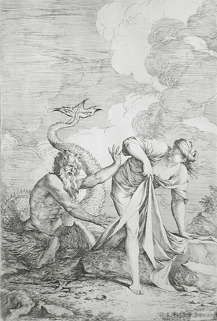 格劳库斯和西拉 Glaucus and Scylla (1661),萨尔瓦托雷·罗莎