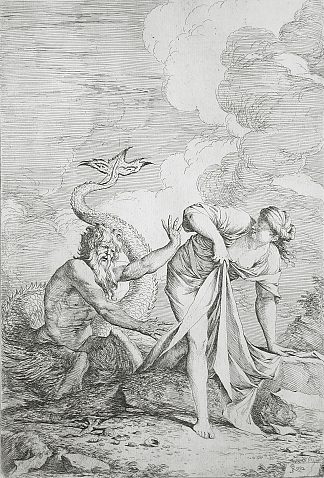 格劳库斯和西拉 Glaucus and Scylla (1661)，萨尔瓦托雷·罗莎