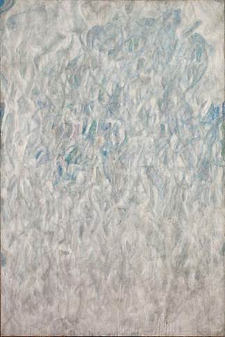 美洲（灰蓝色） Amerika (Grey Blue) (1952)，山姆·弗朗西斯