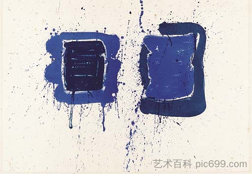 两个马戈特 Deux Magots (1960),山姆·弗朗西斯