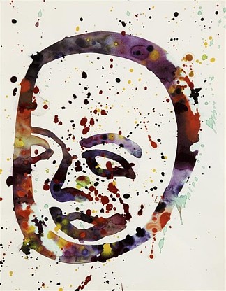 自画像 （SF74-142） Self Portrait (SF74-142) (1974)，山姆·弗朗西斯