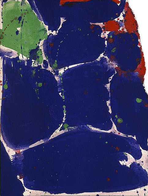 无题 （SF55-003） Untitled (SF55-003) (1955)，山姆·弗朗西斯