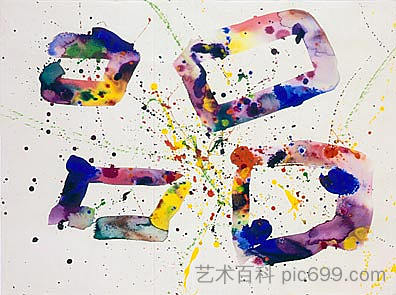 无题 (SF74-189) Untitled (SF74-189) (1974; Tokyo,Japan ),山姆·弗朗西斯