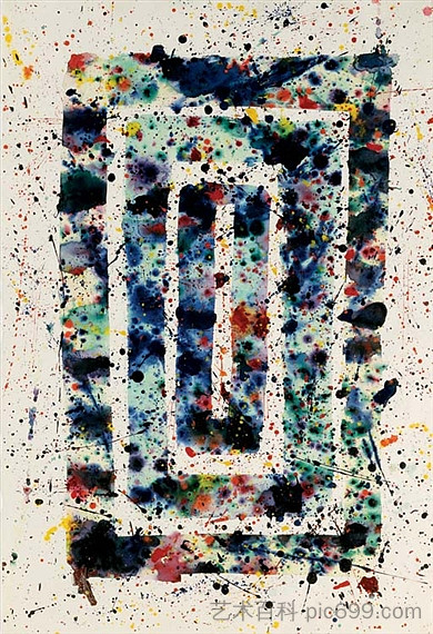 无题 (SF75-102) Untitled (SF75-102) (1975),山姆·弗朗西斯