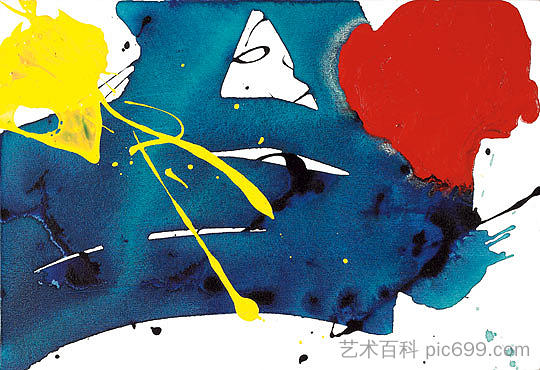 无题 (SFP94-105, SFF.1697) Untitled (SFP94-105, SFF.1697) (1994),山姆·弗朗西斯