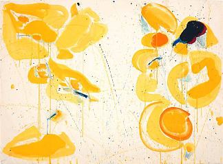 无题（黄色） Untitled (Yellow) (1960 – 1961)，山姆·弗朗西斯