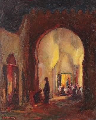 突尼斯季度 Quarter in Tunis (1920)，塞缪尔·穆茨纳
