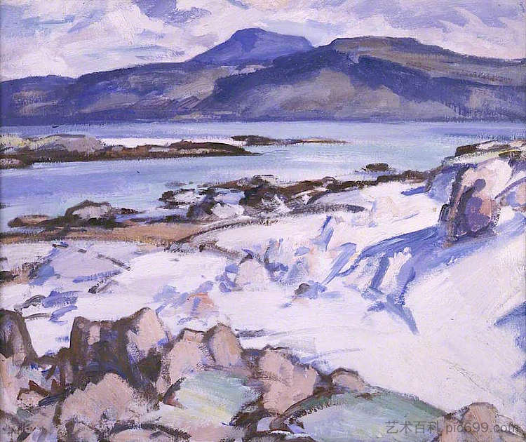 本·莫尔来自爱奥那 Ben More from Iona (1924)，塞缪尔·佩普卢