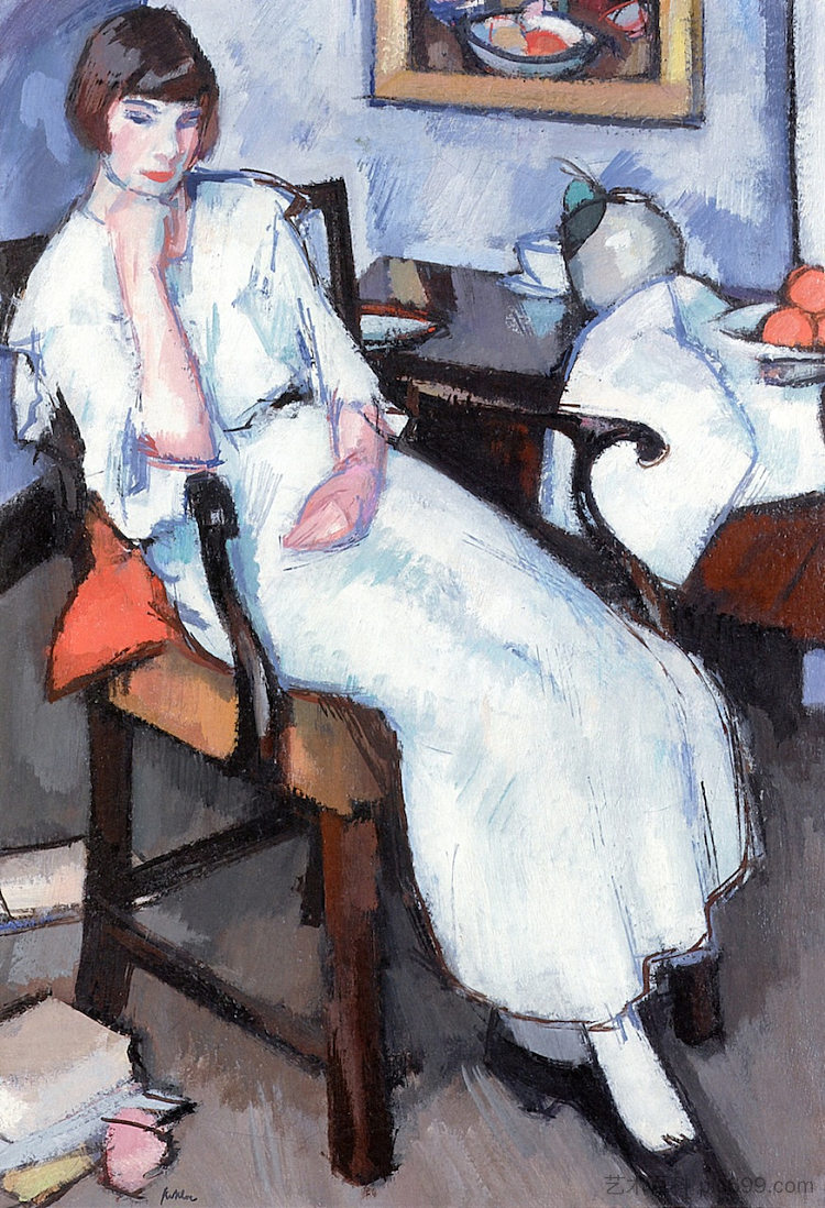 白衣少女 Girl in White (1923),塞缪尔·佩普卢